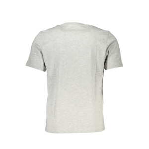North Sails ανδρικό γκρι t-shirt με κοντά μανίκια και λογότυπο