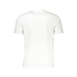 North Sails Ανδρικό Λευκό T-shirt με στρογγυλή λαιμόκοψη και λογότυπο