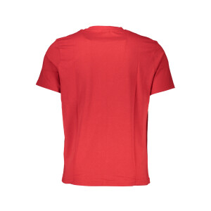 North Sails ανδρικό κόκκινο t-shirt με κοντά μανίκια και λογότυπο