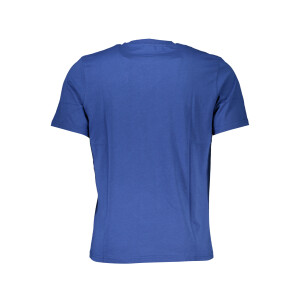 North Sails ανδρικό μπλε T-shirt με κοντά μανίκια και λογότυπο