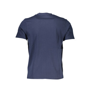 North Sails ανδρικό μπλε T-shirt με στρογγυλή λαιμόκοψη και λογότυπο