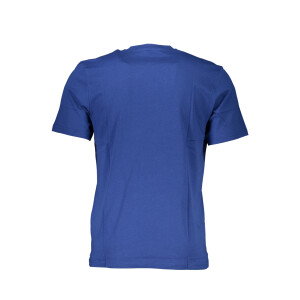 North Sails Ανδρικό Μπλε T-shirt με στρογγυλή λαιμόκοψη και λογότυπο