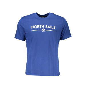 North Sails ανδρικό t-shirt σε μπλε χρώμα με κοντά μανίκια και λογότυπο