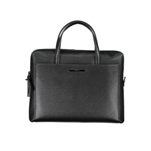 Calvin Klein Ανδρική Μαύρη Τσάντα Χαρτοφύλακας με λογότυπο