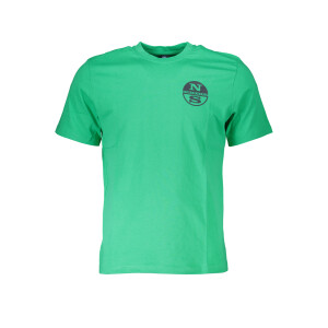 North Sails ανδρικό πράσινο t-shirt με κοντά μανίκια και λογότυπο