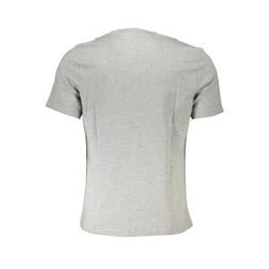 North Sails ανδρικό γκρι t-shirt με κοντά μανίκια και λογότυπο