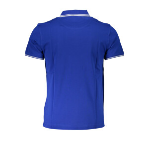 Harmont & Blaine Ανδρική Μπλε Polo Μπλούζα με κοντά μανίκια
