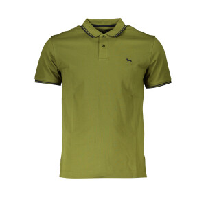 Harmont & Blaine Ανδρική Πράσινη Polo Μπλούζα με κεντημένο λογότυπο