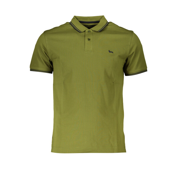 Harmont & Blaine Ανδρική Πράσινη Polo Μπλούζα με κεντημένο λογότυπο