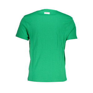BIKKEMBERGS Ανδρικό Πράσινο T-shirt με κοντά μανίκια και λογότυπο