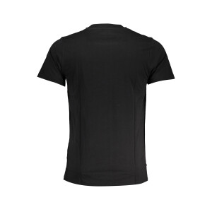 Cavalli Class ανδρικό μαύρο t-shirt με κοντά μανίκια και λογότυπο