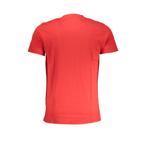 Cavalli Class Ανδρικό Κόκκινο T-shirt με print λογότυπο