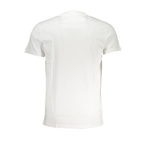 Cavalli Class Ανδρικό Λευκό T-shirt με print λογότυπο