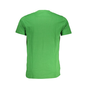 Cavalli Class Ανδρικό Πράσινο T-shirt με print λογότυπο