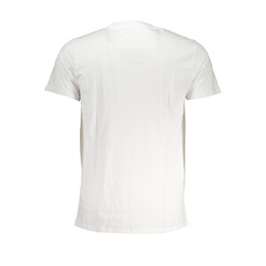 CAVALLI CLASS Ανδρικό Λευκό T-shirt με κοντά μανίκια και λογότυπο