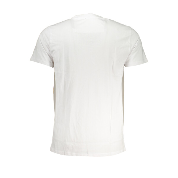 CAVALLI CLASS Ανδρικό Λευκό T-shirt με κοντά μανίκια και λογότυπο