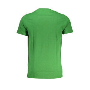 CAVALLI CLASS Ανδρικό Πράσινο T-shirt με κοντά μανίκια και λογότυπο