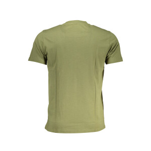 Cavalli Class Ανδρικό Πράσινο T-shirt με print λογότυπο