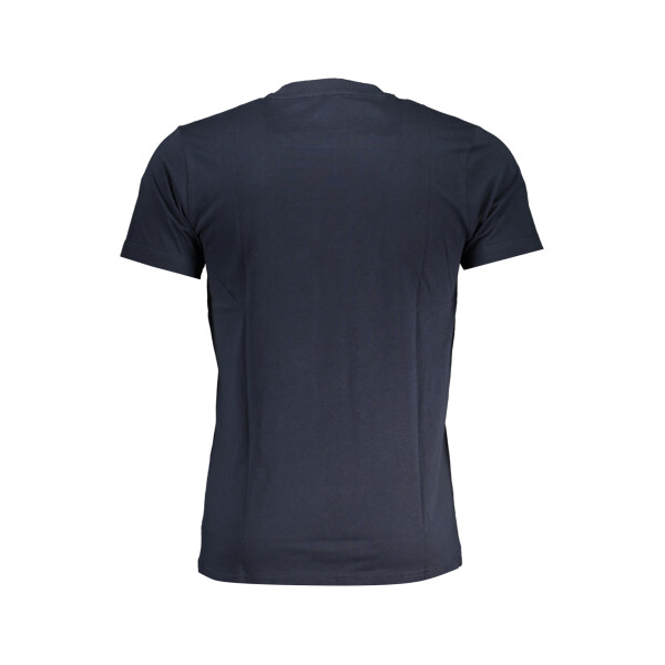 Cavalli Class ανδρικό μπλε T-shirt με στρογγυλή λαιμόκοψη και print λογότυπο