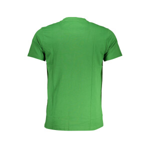CAVALLI CLASS Ανδρικό Πράσινο T-Shirt με print λογότυπο