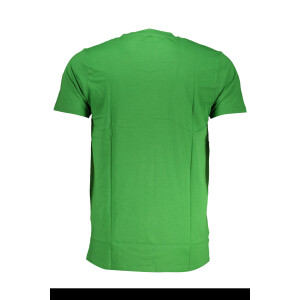 Cavalli Class Ανδρικό Πράσινο T-shirt με print λογότυπο