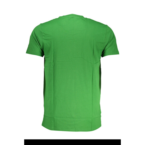 Cavalli Class Ανδρικό Πράσινο T-shirt με print λογότυπο