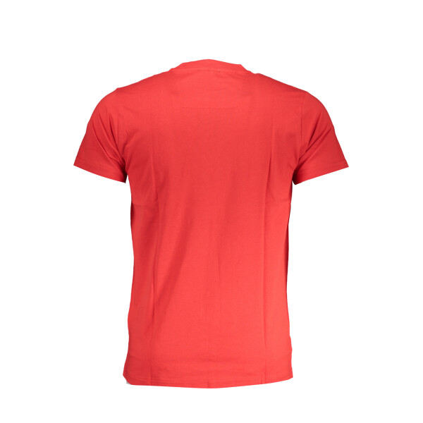 CAVALLI CLASS Ανδρικό Κόκκινο T-Shirt με print λογότυπο