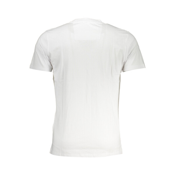Cavalli Class Ανδρικό Λευκό T-shirt με κοντά μανίκια και λογότυπο