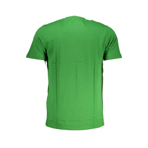 CAVALLI CLASS Ανδρικό Πράσινο T-shirt με κοντά μανίκια και λογότυπο