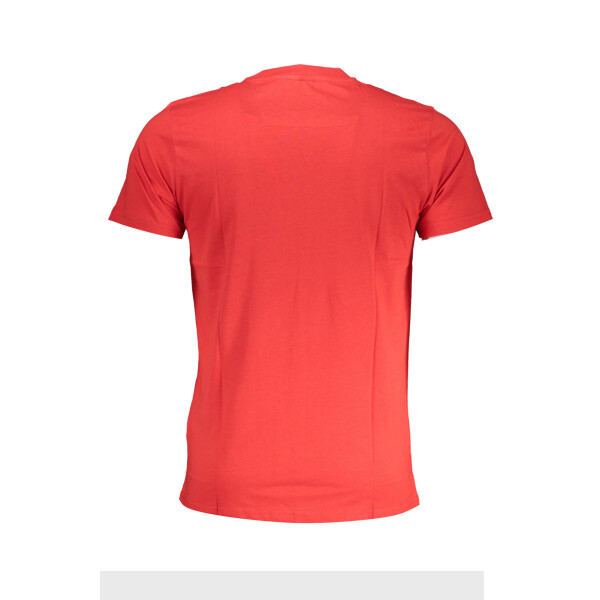 CAVALLI CLASS Ανδρικό Κόκκινο T-Shirt με print λογότυπο