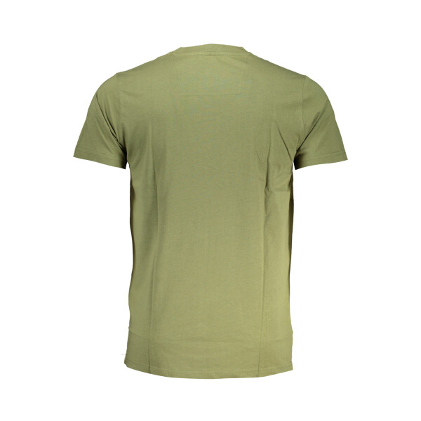 Cavalli Class Ανδρικό Πράσινο T-shirt με print λογότυπο