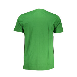 CAVALLI CLASS Ανδρικό Πράσινο T-shirt με κοντά μανίκια και λογότυπο