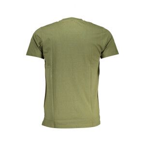 CAVALLI CLASS Ανδρικό Πράσινο T-shirt με print λογότυπο