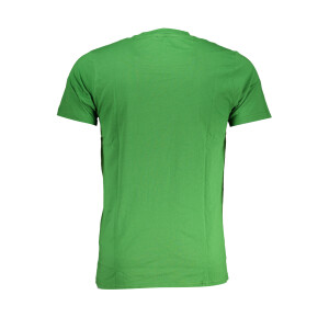 Cavalli Class Ανδρικό Πράσινο T-shirt με print λογότυπο