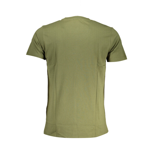 CAVALLI CLASS ανδρικό t-shirt σε πράσινο χρώμα με κοντά μανίκια και λογότυπο