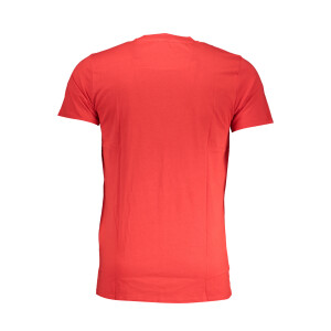 Cavalli Class Ανδρικό Κόκκινο T-shirt με print λογότυπο