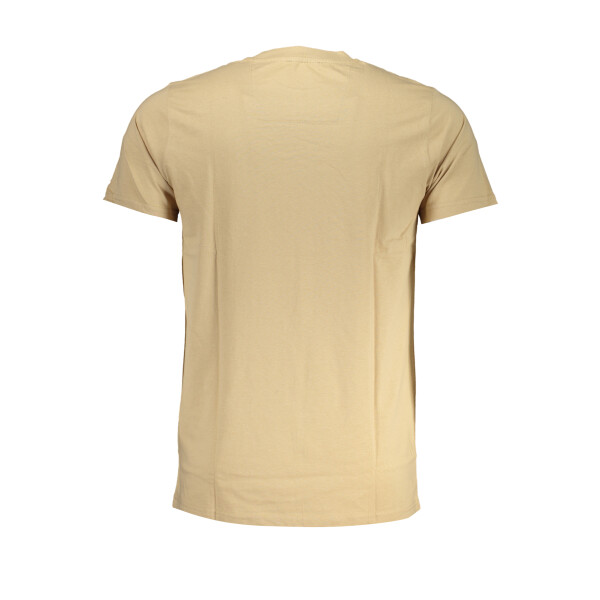 Cavalli Class Ανδρικό Μπεζ T-shirt με κοντά μανίκια και λογότυπο