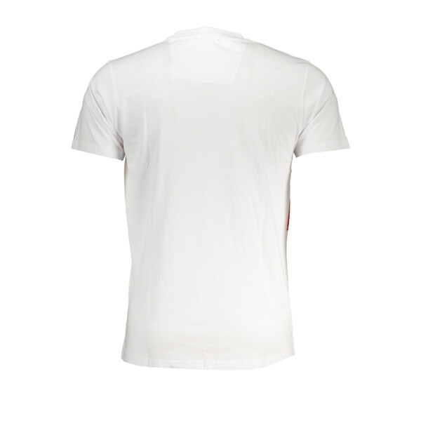 Cavalli Class Ανδρικό Λευκό T-shirt με κοντά μανίκια και λογότυπο