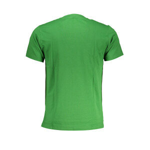 CAVALLI CLASS Ανδρικό Πράσινο T-shirt με print λογότυπο