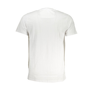 Cavalli Class Ανδρικό Λευκό T-shirt με print λογότυπο
