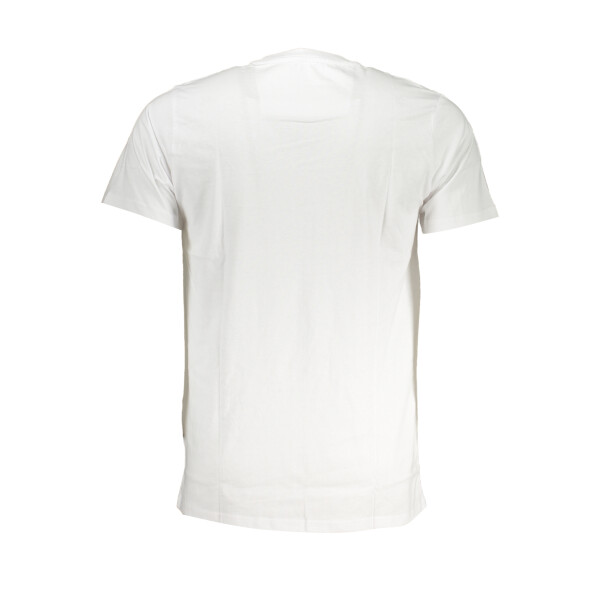 Cavalli Class Ανδρικό Λευκό T-shirt με print λογότυπο