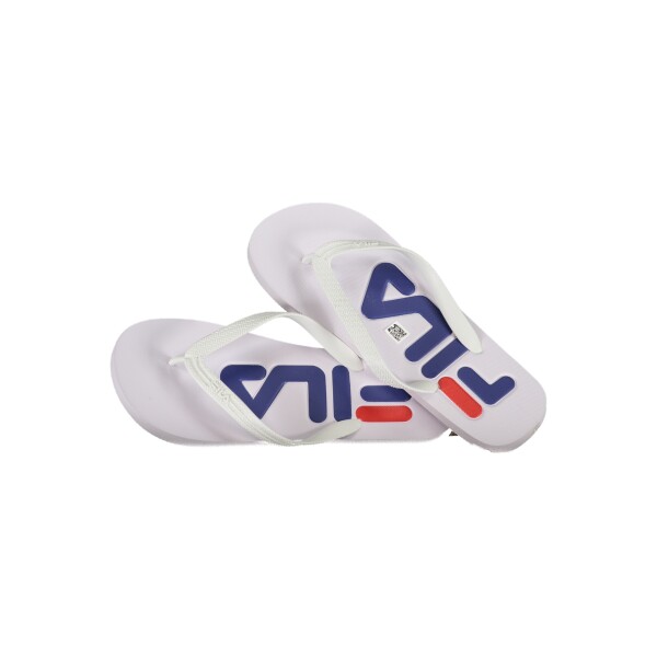 FILA Ανδρικές Λευκές Σαγιονάρες Troy με λογότυπο