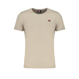 NORWAY 1963 Ανδρικό Μπεζ T-Shirt με στρογγυλή λαιμόκοψη