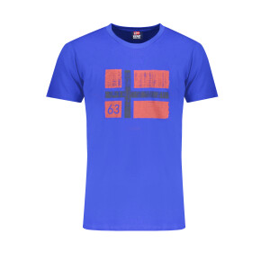 NORWAY 1963 ανδρικό t-shirt σε μπλε χρώμα με στρογγυλή λαιμόκοψη