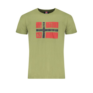 NORWAY 1963 Ανδρικό Πράσινο T-shirt με κοντά μανίκια και λογότυπο