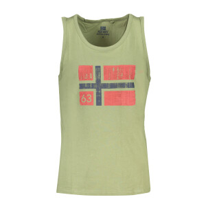 NORWAY 1963 Ανδρικό Πράσινο Αμάνικο T-shirt με print λογότυπο