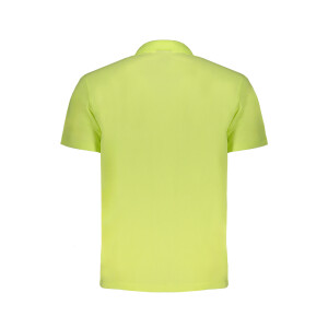Napapijri ανδρικό polo t-shirt σε κίτρινο χρώμα με κοντά μανίκια