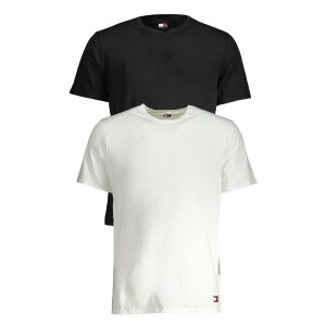 Tommy Hilfiger Ανδρικό Μαύρο T-shirt με στρογγυλή λαιμόκοψη