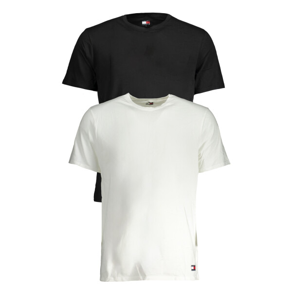 Tommy Hilfiger Ανδρικό Μαύρο T-shirt με στρογγυλή λαιμόκοψη