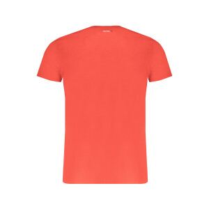 Trussardi ανδρικό κόκκινο t-shirt με κοντά μανίκια και λογότυπο